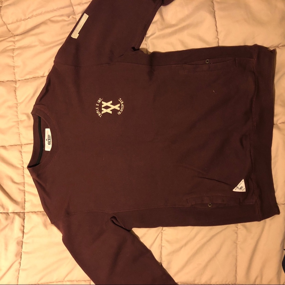 10 Deep Burgundy Sweater